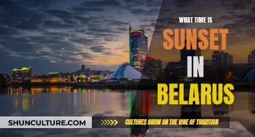 Belarus Sunset Times: When Does the Sun Set?