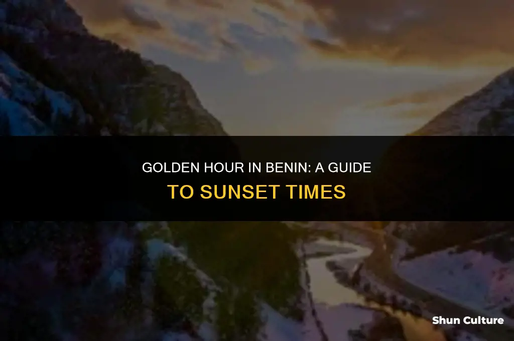 what time is sunset in benin
