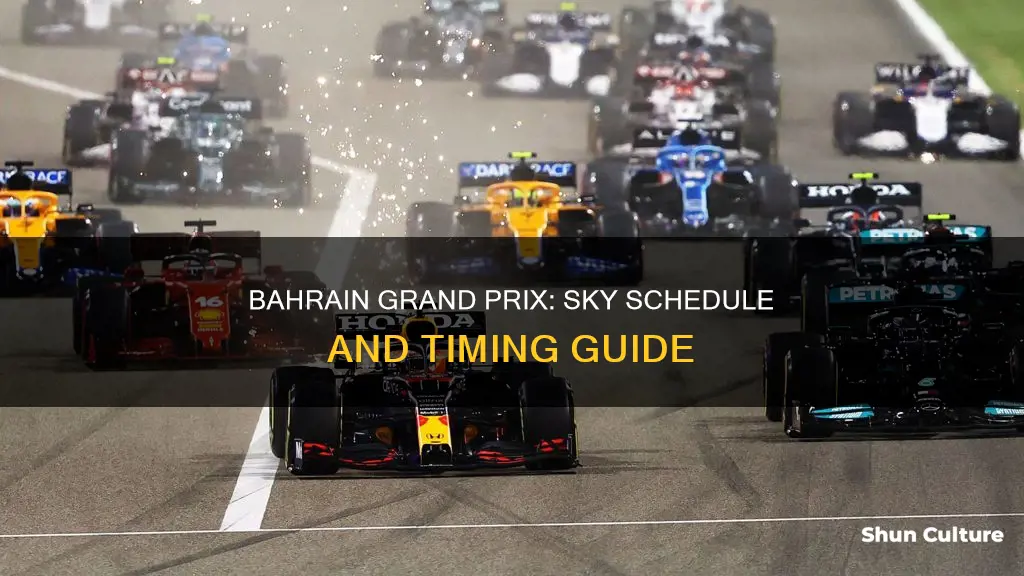 what time is the bahrain grand prix on sky