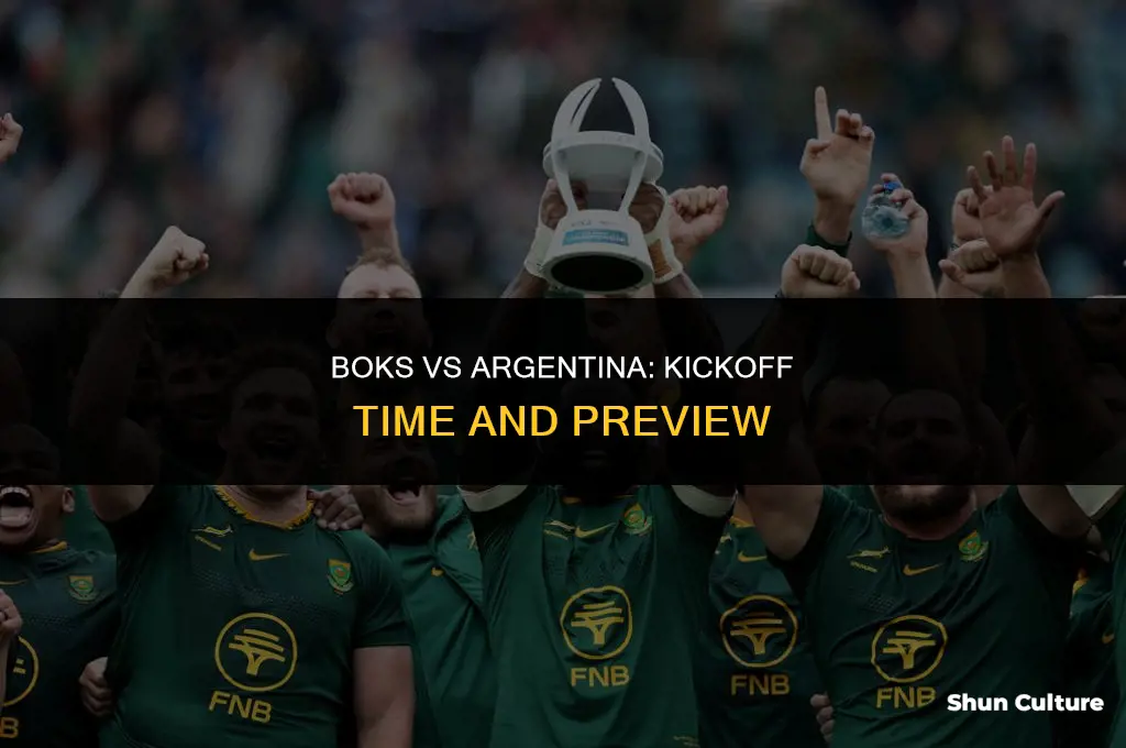 what time is the boks vs argentina