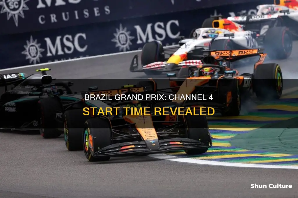 what time is the brazil grand prix on channel 4