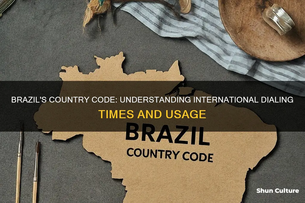 what time is the country code for brazil