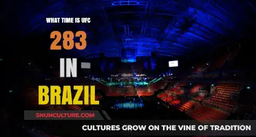 UFC 283 Start Time in Brazil: When to Tune In
