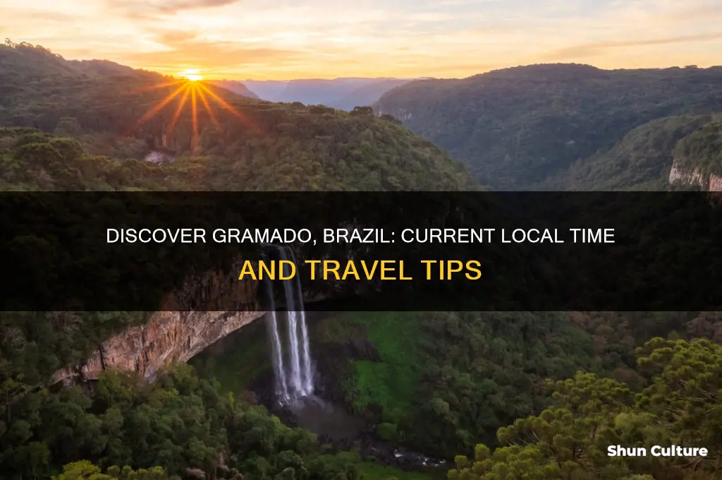 what time s it in gramado brazil