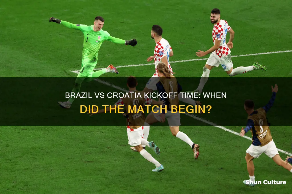 what time was brazil vs croatia