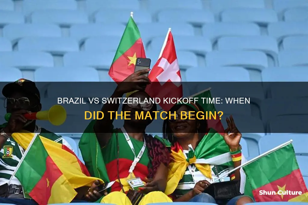 what time was brazil vs switzerland