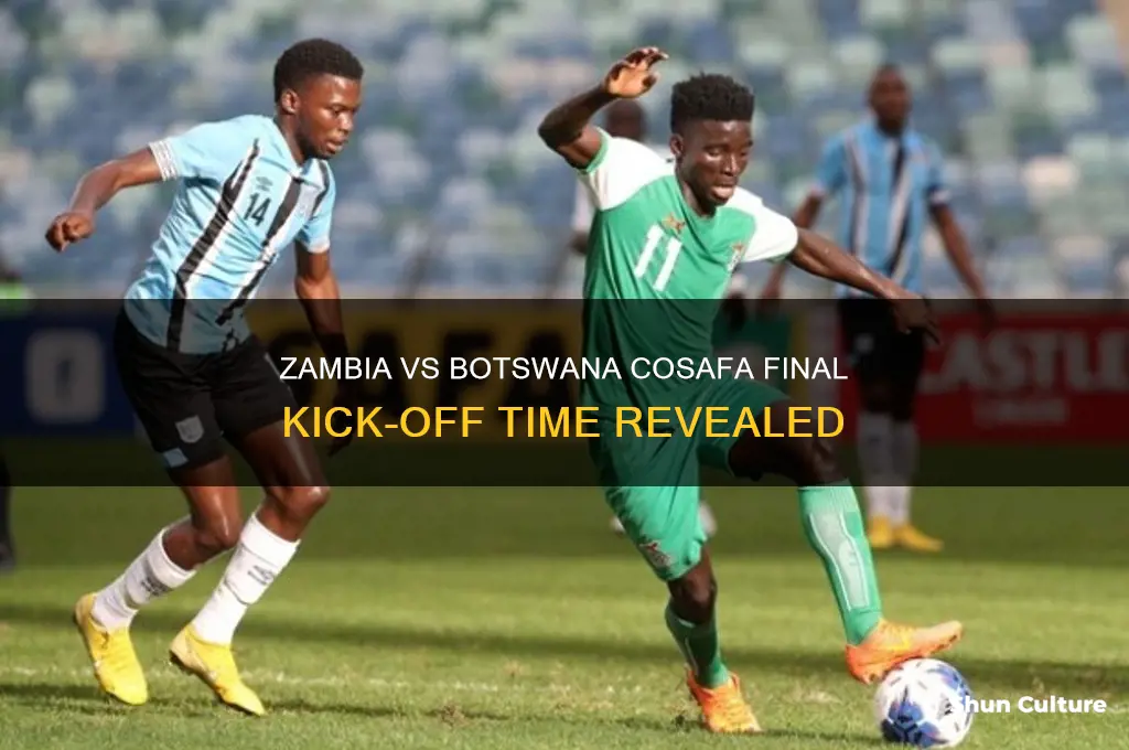 what time zambia vs botswana cosafa final