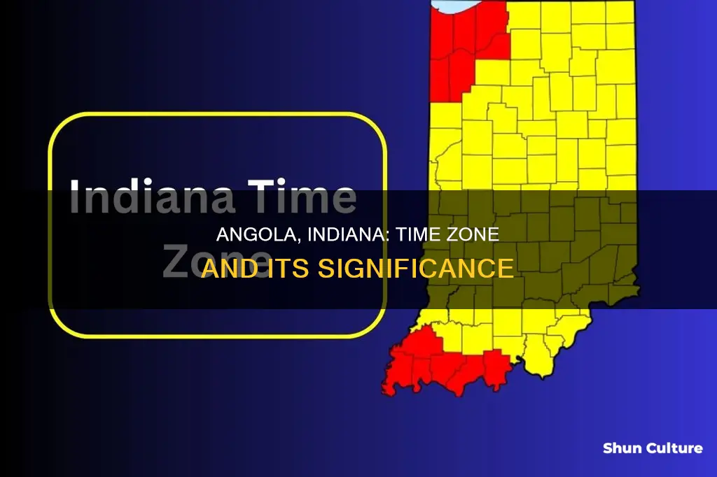 what time zone is angola indiana