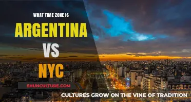 Time Zone Tango: Comparing Argentina and NYC's Time Differences