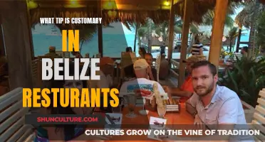 Belize's Restaurant Tipping Etiquette