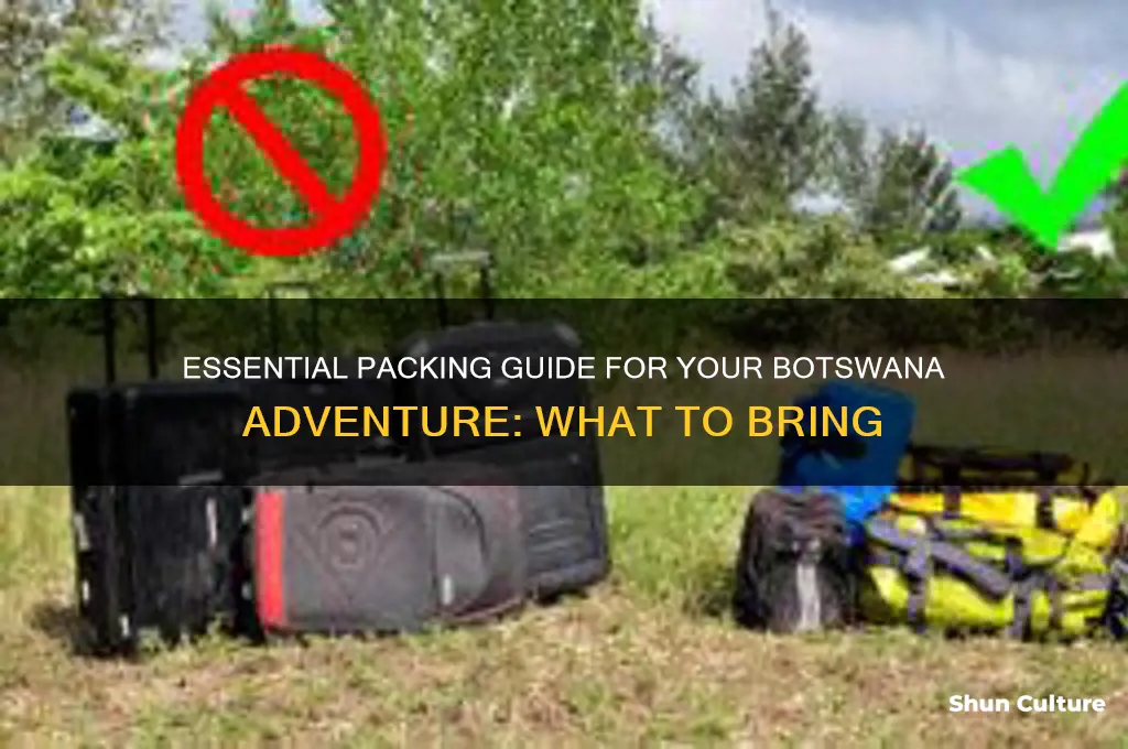 what to bring on a trip to botswana