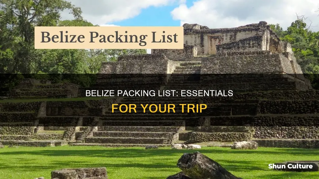 what to bring to belize