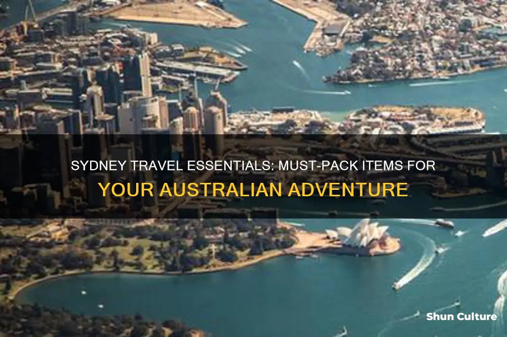 what to bring to sydney australia