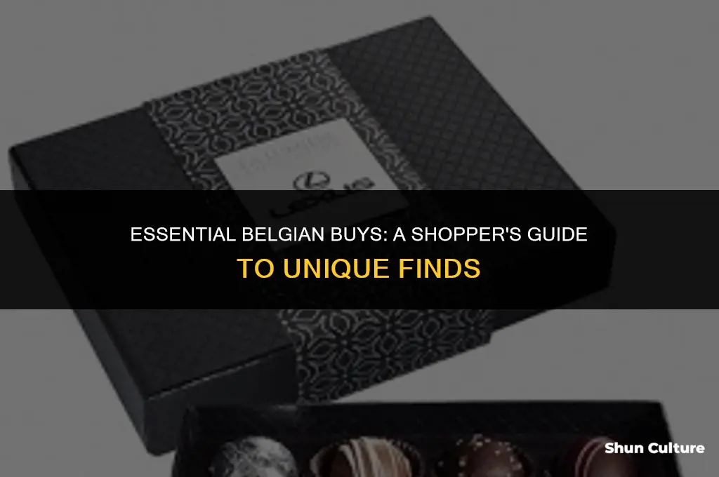 what to buy belgium