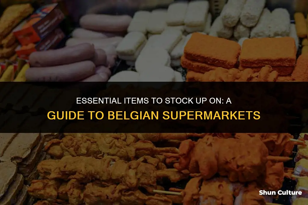 what to buy in belgium supermarket