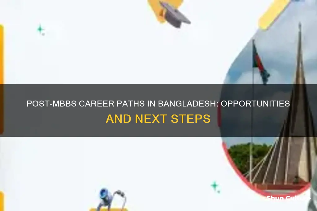 what to do after mbbs in bangladesh