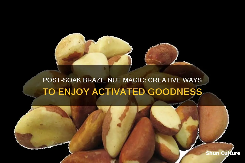 what to do after soaking brazil nuts