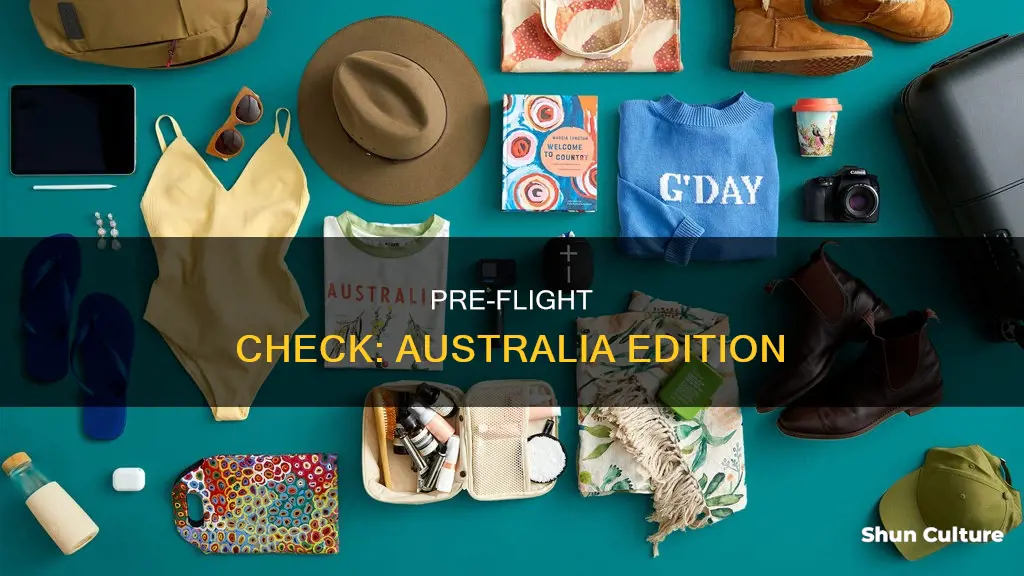 what to do before flying to australia