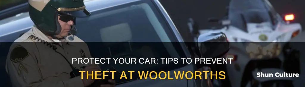 what to do if your car is stolen australia woolworths