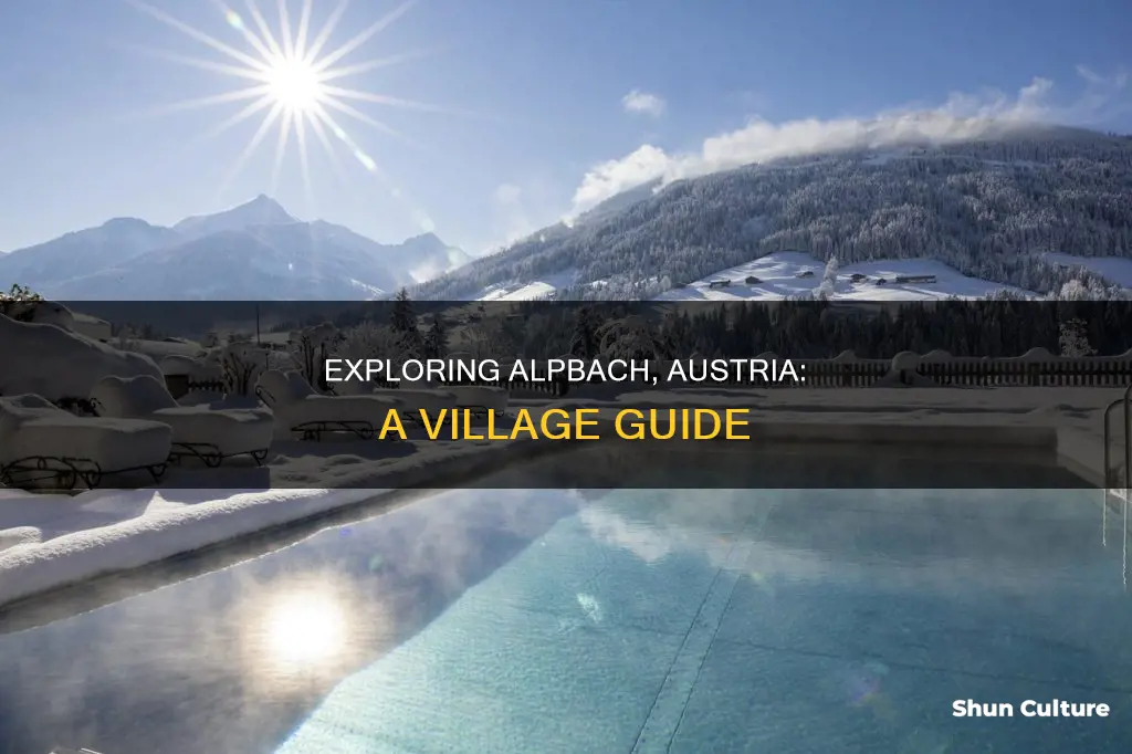 what to do in alpbach austria