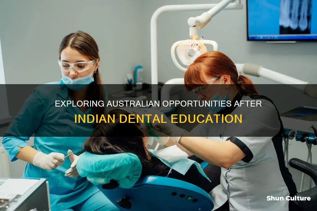 what to do in australia after bds in india