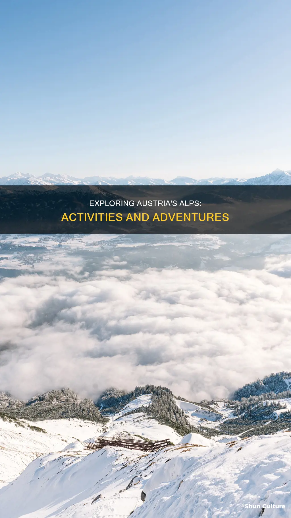 what to do in austria alps