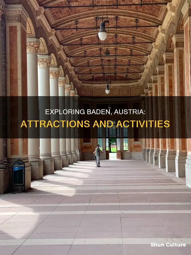 what to do in baden austria