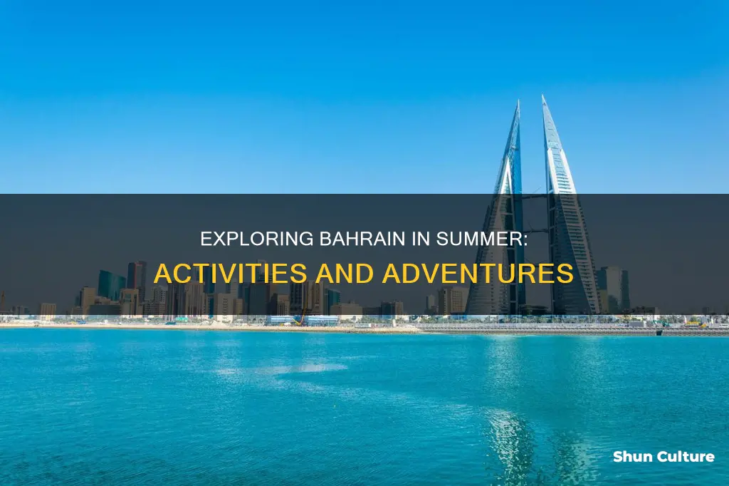 what to do in bahrain during summer