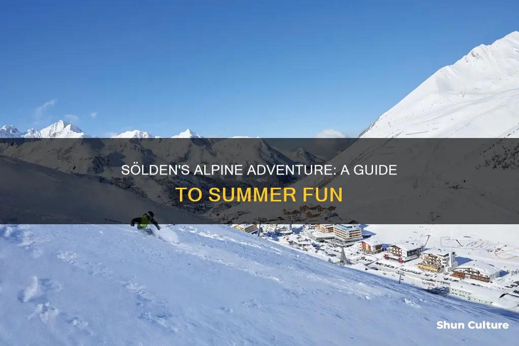 what to do in solden austria