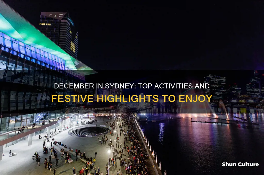 what to do in sydney australia in december
