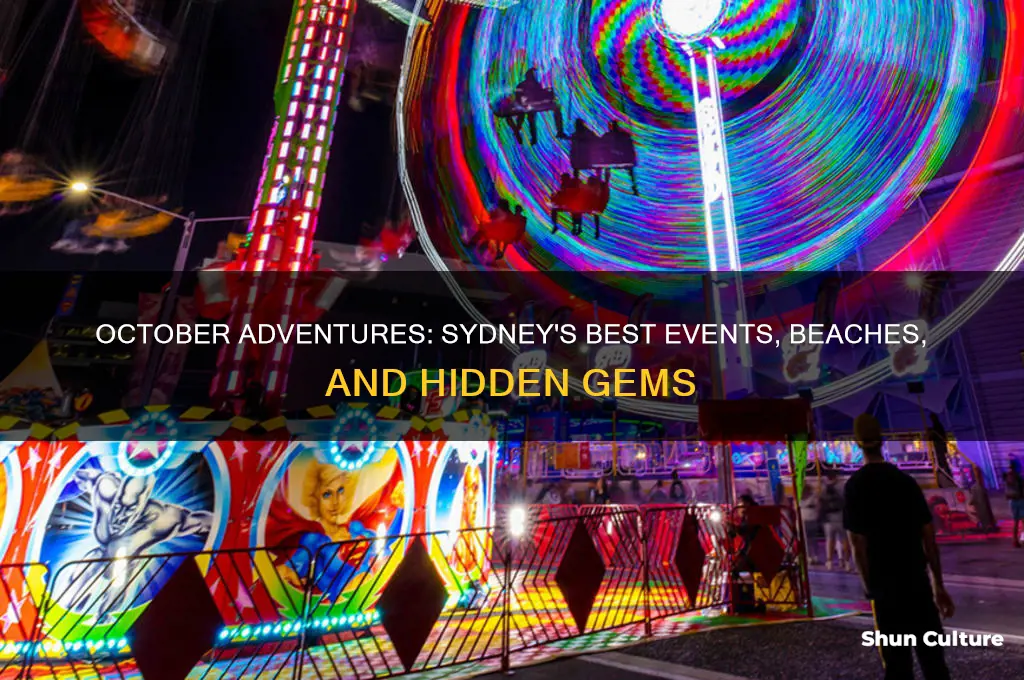 what to do in sydney australia in October