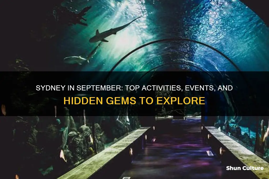 what to do in sydney australia in September
