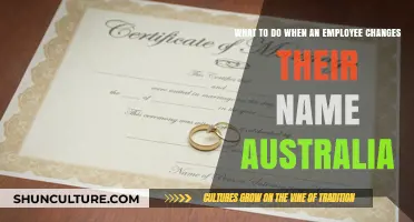 Handling Name Changes: A Guide for Australian Employers