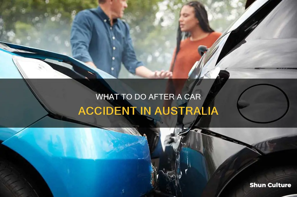 what to do when someone crashes into your car australia
