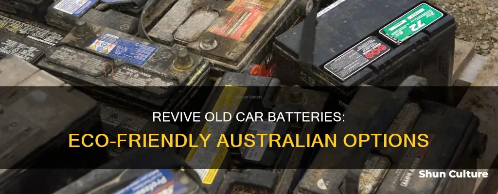 what to do with old car batteries australia