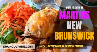 St. Martins, New Brunswick's Culinary Delights