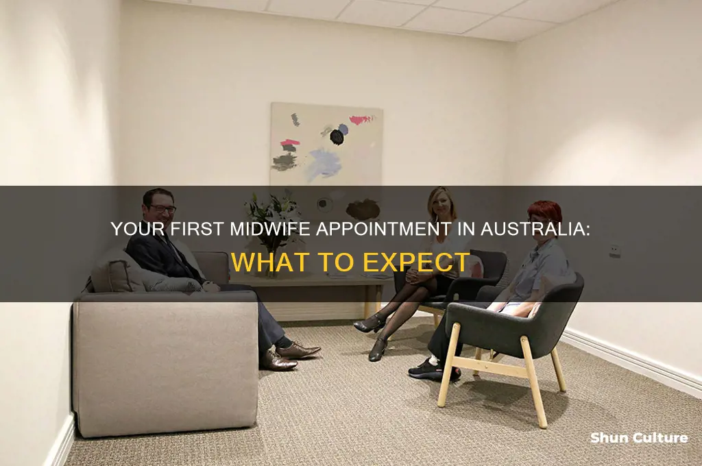 what to expect at first midwife appointment australia