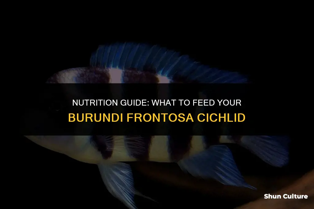 what to feed burundi frontosa