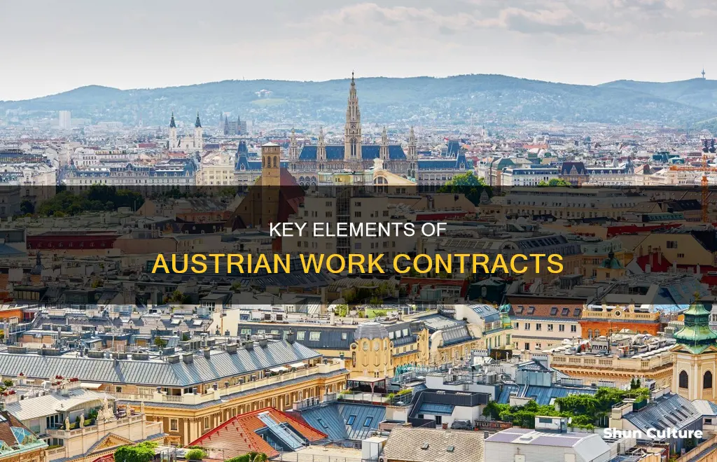 what to look at an austrian work contract