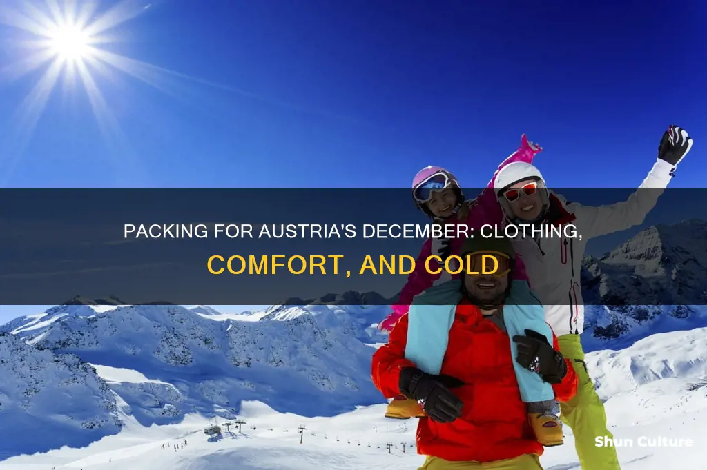 what to pack for austria in december