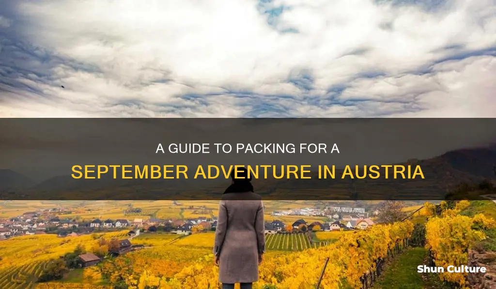 what to pack for austria in September