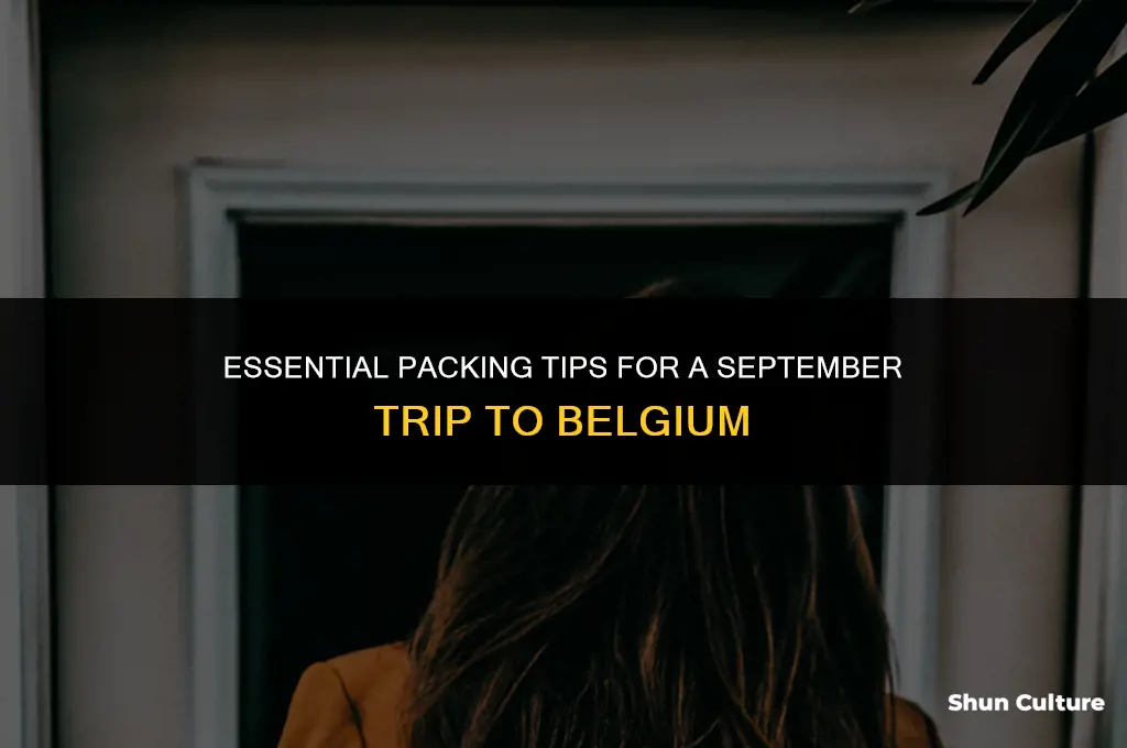 what to pack for belgium in September