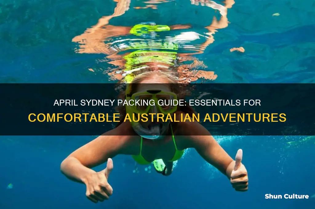 what to pack for sydney australia in april