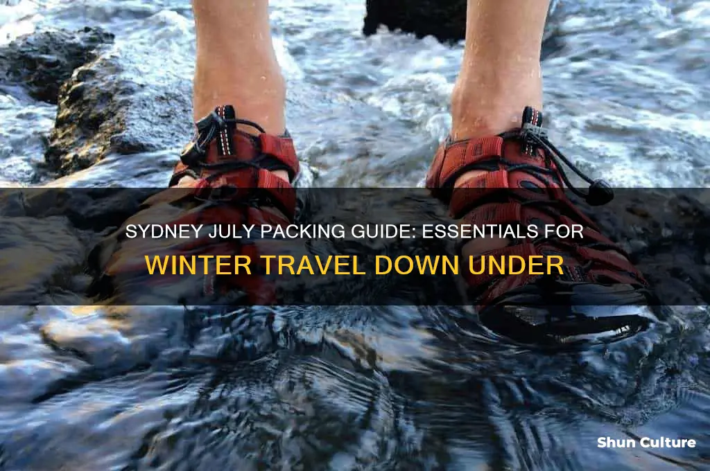 what to pack for sydney australia in july
