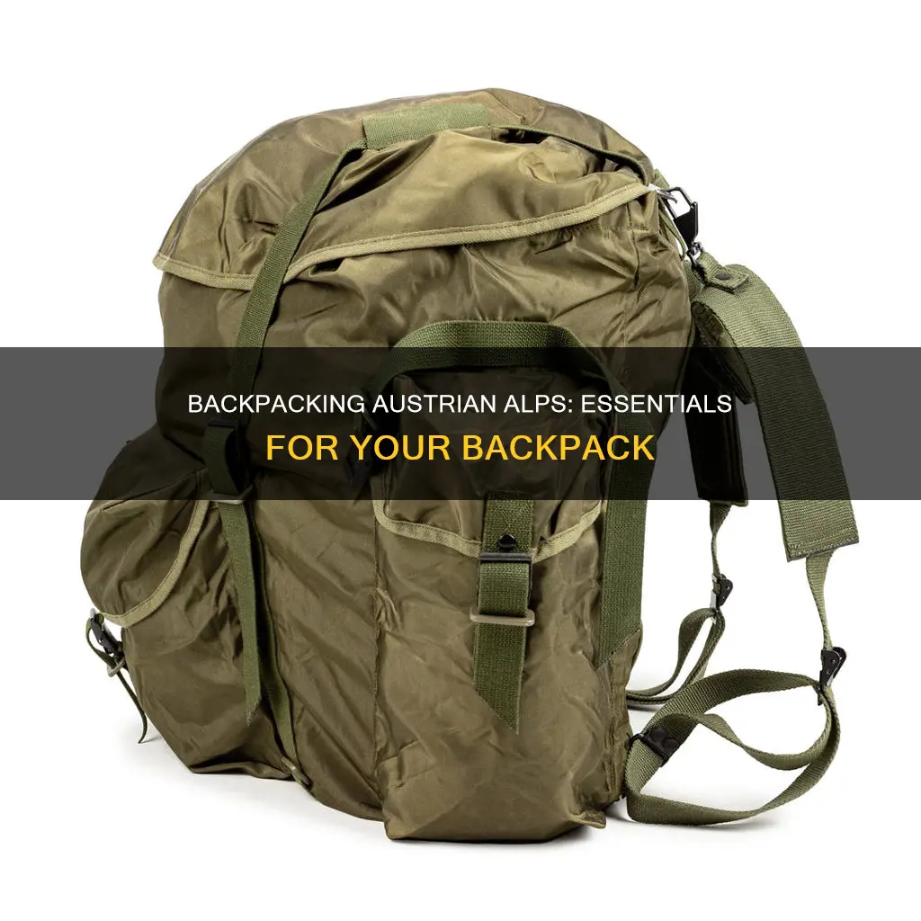 what to pack in a austrian backpack