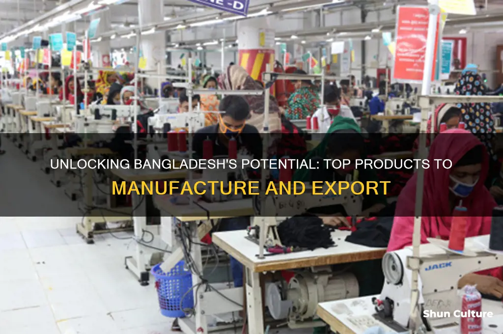 what to produce in bangladesh