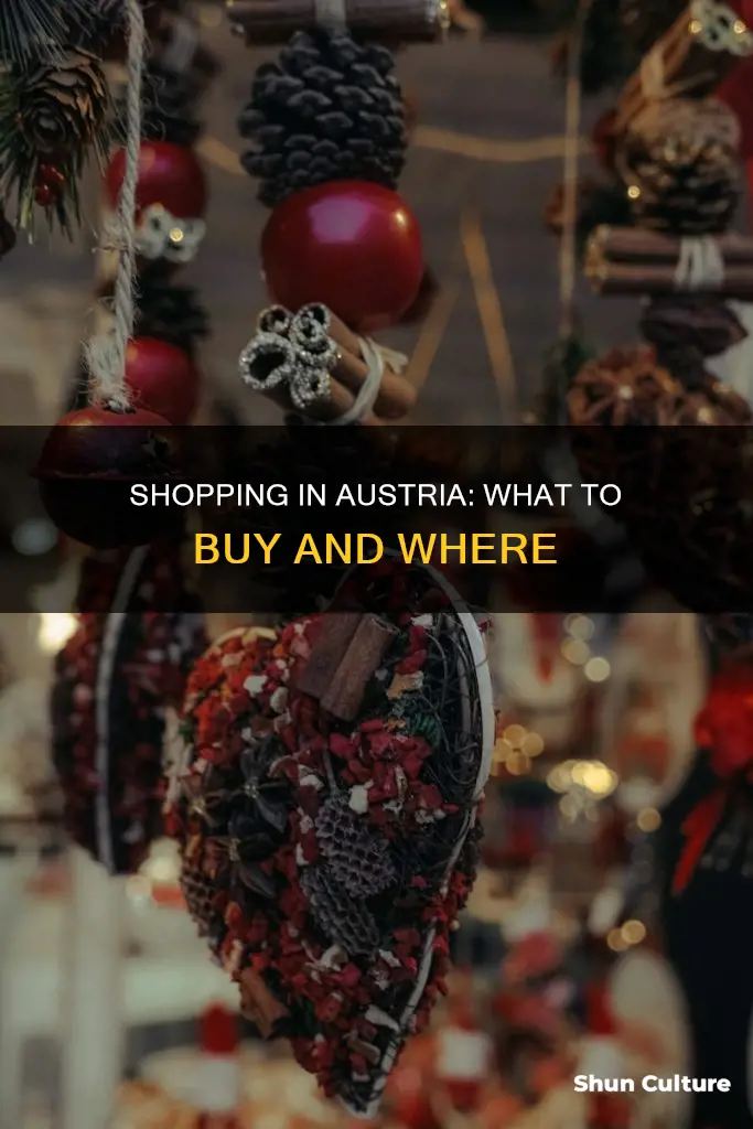 what to shop in austria