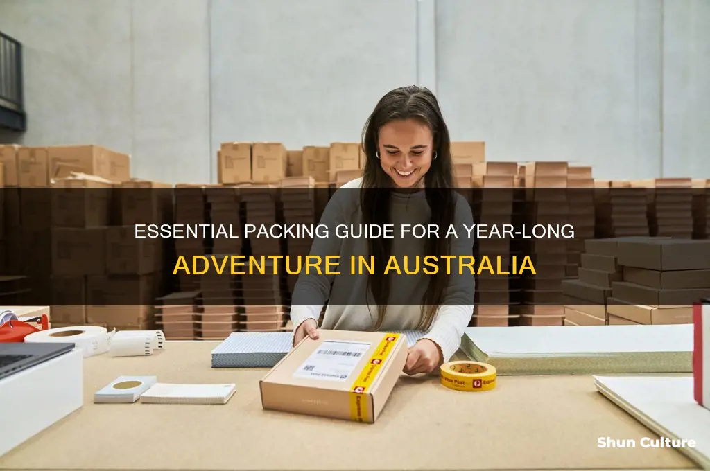 what to take to australia for a year