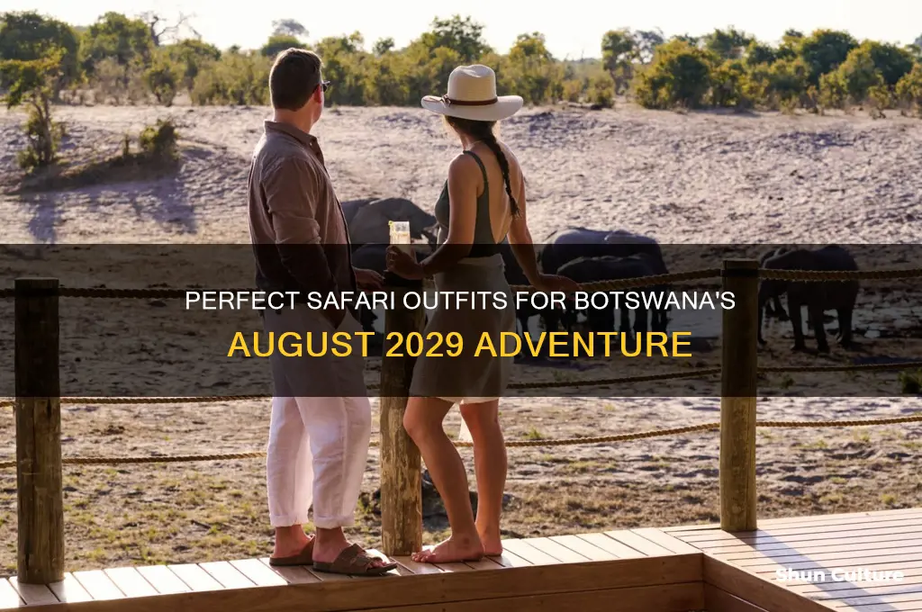 what to waer botswana safari aug 2029