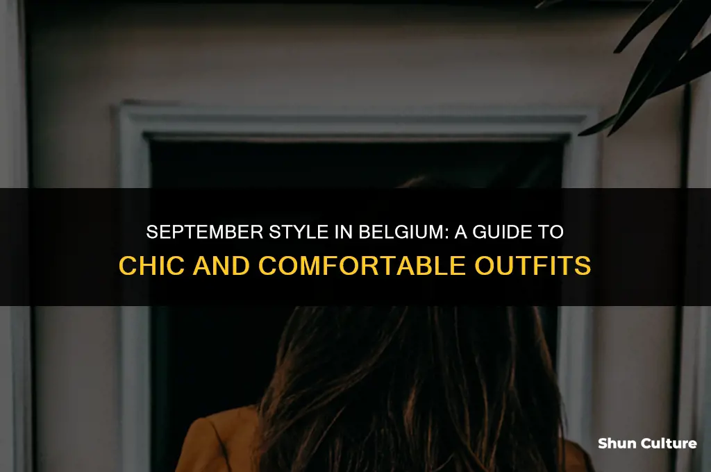 what to wear in belgium in September